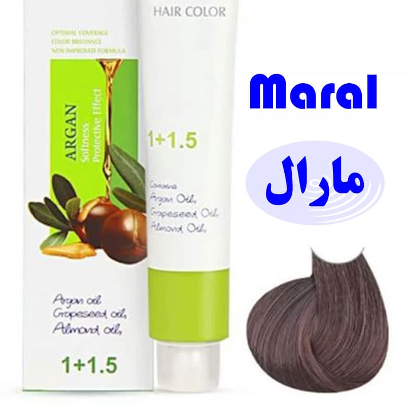 رنگ مو مارال 5/1 رنگ قهوه ای دودی روشن