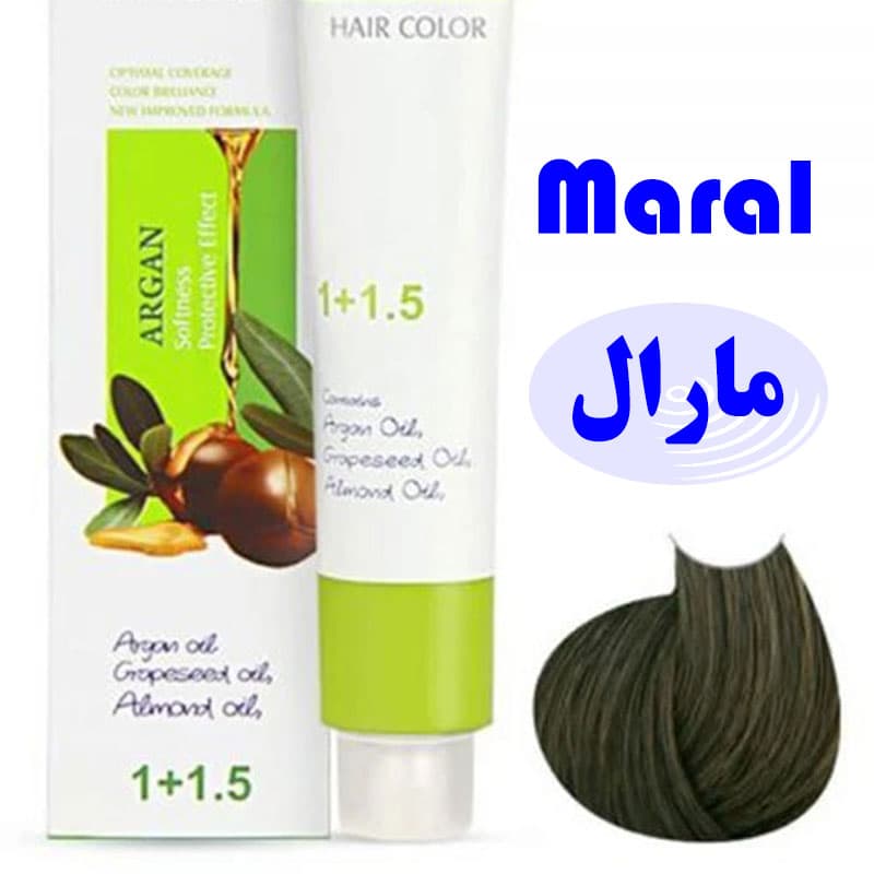 رنگ مو مارال 5/3 رنگ قهوه ای زیتونی روشن