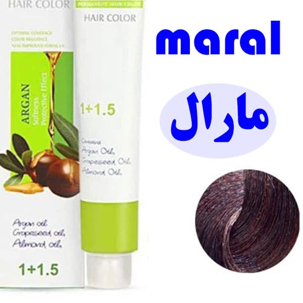 رنگ مو مارال 5/68 رنگ شرابی روشن — تصویر ۳