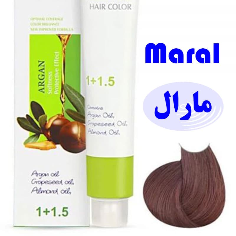 رنگ مو مارال 6/85 رنگ بلوند نسکافه ای