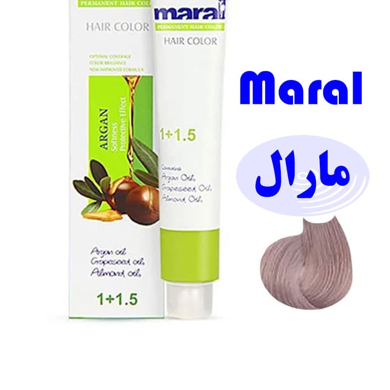 رنگ مو مارال 8/19 رنگ بلوند دودی بنفش روشن — تصویر ۳