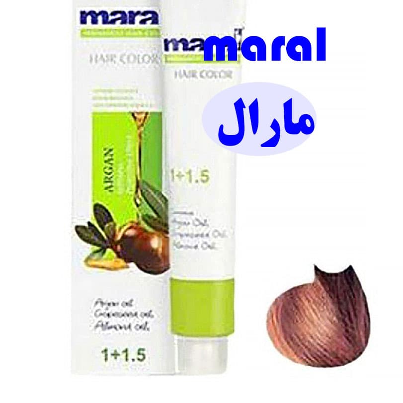 رنگ مو مارال شماره 8/856 رنگ شکلاتی طلایی روشن