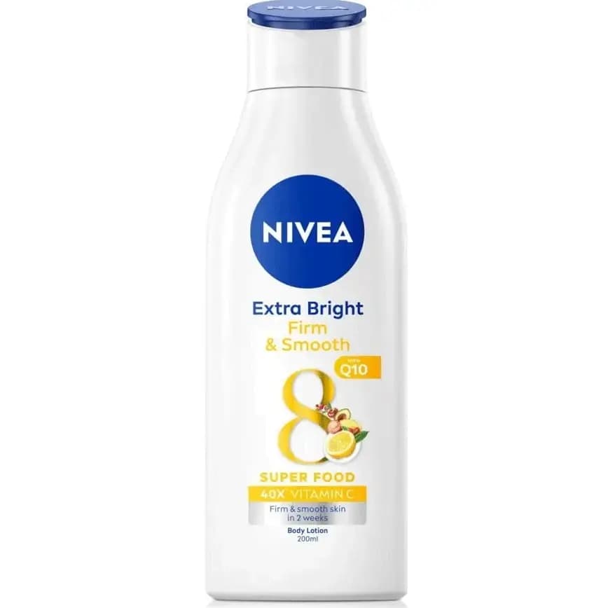 لوسیون بدن روشن کننده و سفت کننده نیوا 190 میل Nivea Extra Bright Firm and Smooth