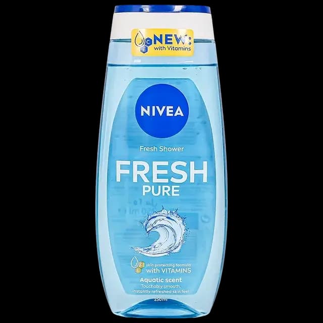 ژل استحمام و شامپو بدن آبرسان و شاداب کننده نیوآ حاوی مواد معدنی دریا ۲۵۰ میل Nivea Fresh Pure Shower Gel