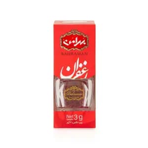 زعفران نگین شیشه جم سه گرم بهرامن