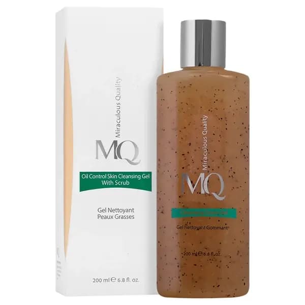 ژل اسکراب پاک‌ کننده و کنترل چربی پوست ام کیو 200 میل MQ Cleansing & Oil Control Scrub Gel