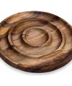 اردور خوری چوب گردو طرح موج (سایز ۲۹ سانت) — تصویر ۶
