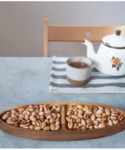 اردو خوری قایقی ۲ خانه چوب گردوی اصل – 34سانتی — تصویر ۷