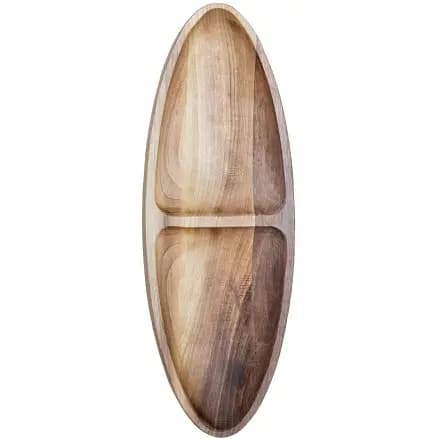 اردو خوری قایقی ۲ خانه چوب گردوی اصل – 34سانتی — تصویر ۲