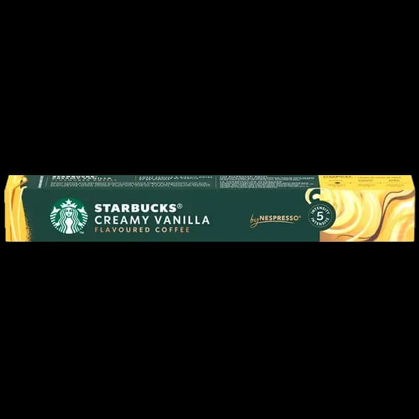 کپسول قهوه استارباکس خامه وانیل مخصوص نسپرسو 10 عددی Starbucks creamy vanilla flavored coffee nespresso
