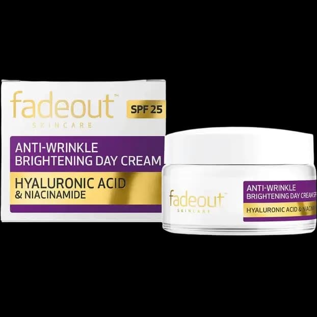 کرم ضد چروک و روشن کننده فید اوت اصل انگلیس حجم 75 میل Fade Out Advance+ Age Protection Day Cream SPF25