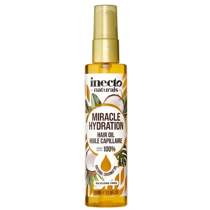 اسپری روغن موی نارگیل اینکتو آبرسان عمیق بدون سیلیکون 100 میل Miracle Hydration Inecto Miracle Hydration