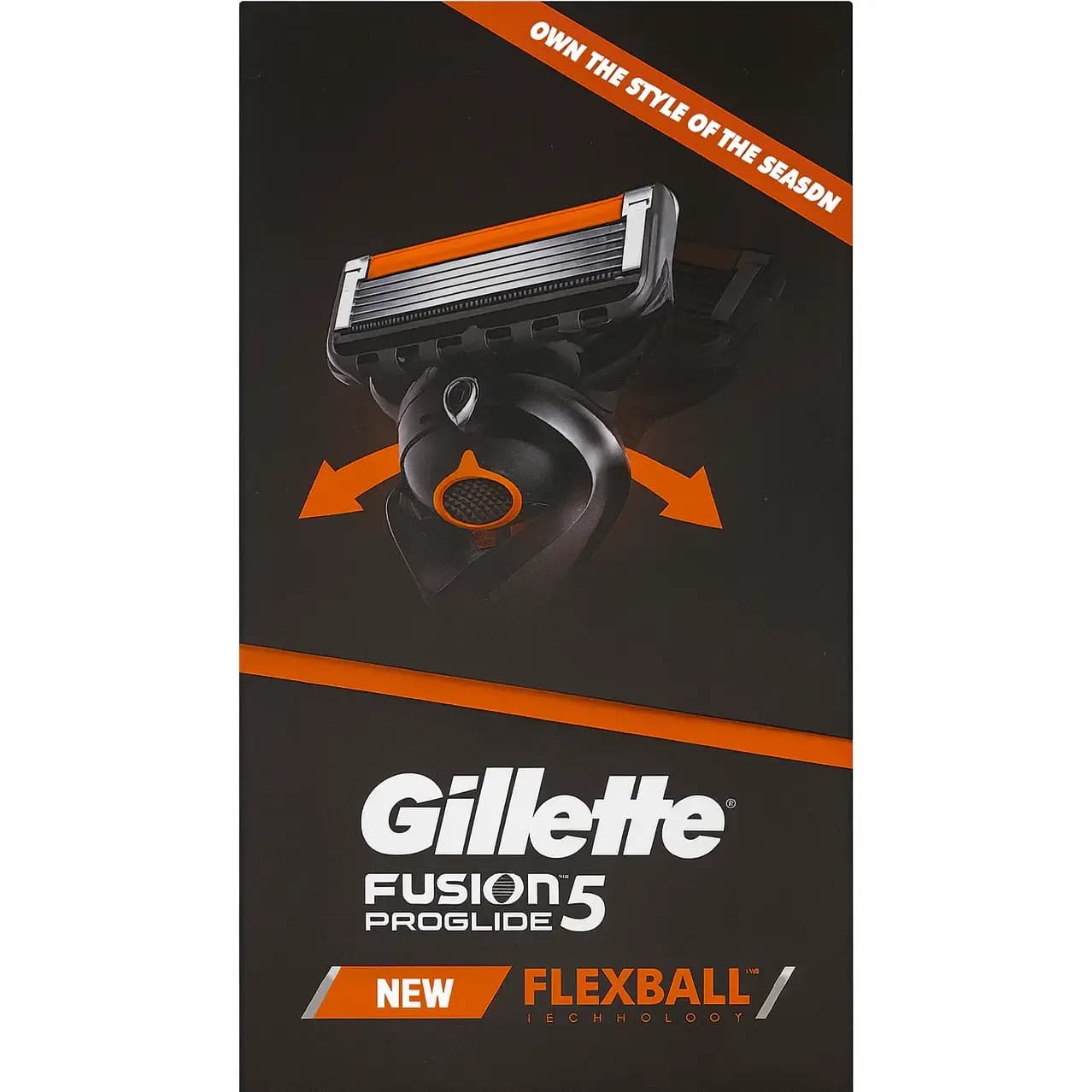 ست خودتراش ژیلت فیوژن 5 پروگلاید 1+4 Gillette fusion 5 Proglide, 1 razor 4 cartridges