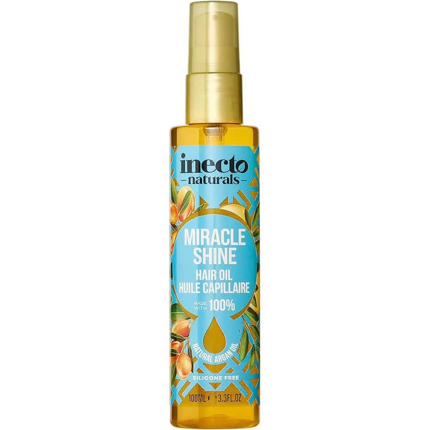 اسپری روغن موی آرگان طبیعی اینکتو براق کننده و ضد وز 100 میل Inecto Naturals Argan Hair Oil