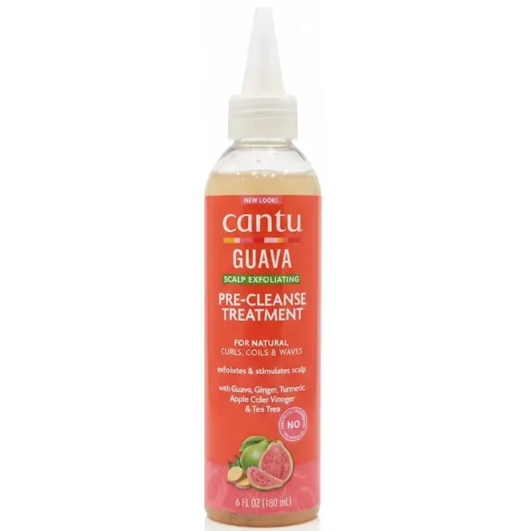 لایه بردار و پیش شوینده کف سر کانتو گواوا و زنجبیل ضد خارش و شوره 180 میل Cantu Guava & Ginger Scalp Exfoliating Pre-Cleanse Treatment — تصویر ۲