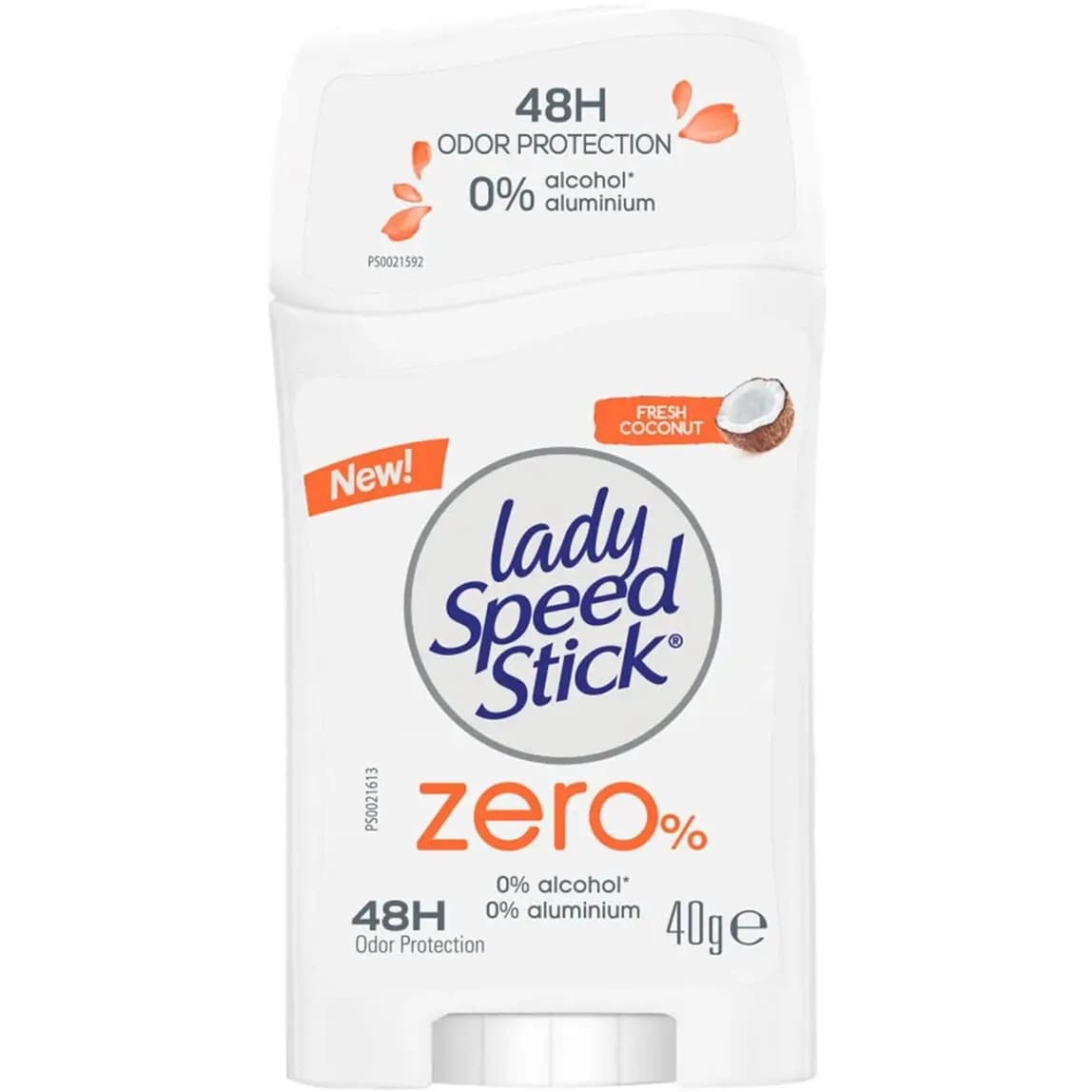 مام صابونی لیدی اسپید استیک بدون آلومینیوم و الکل با رایحه نارگیل 48ساعته-40گرم Lady Speed Stick Zero% coconut Petals deodorant stick — تصویر ۳