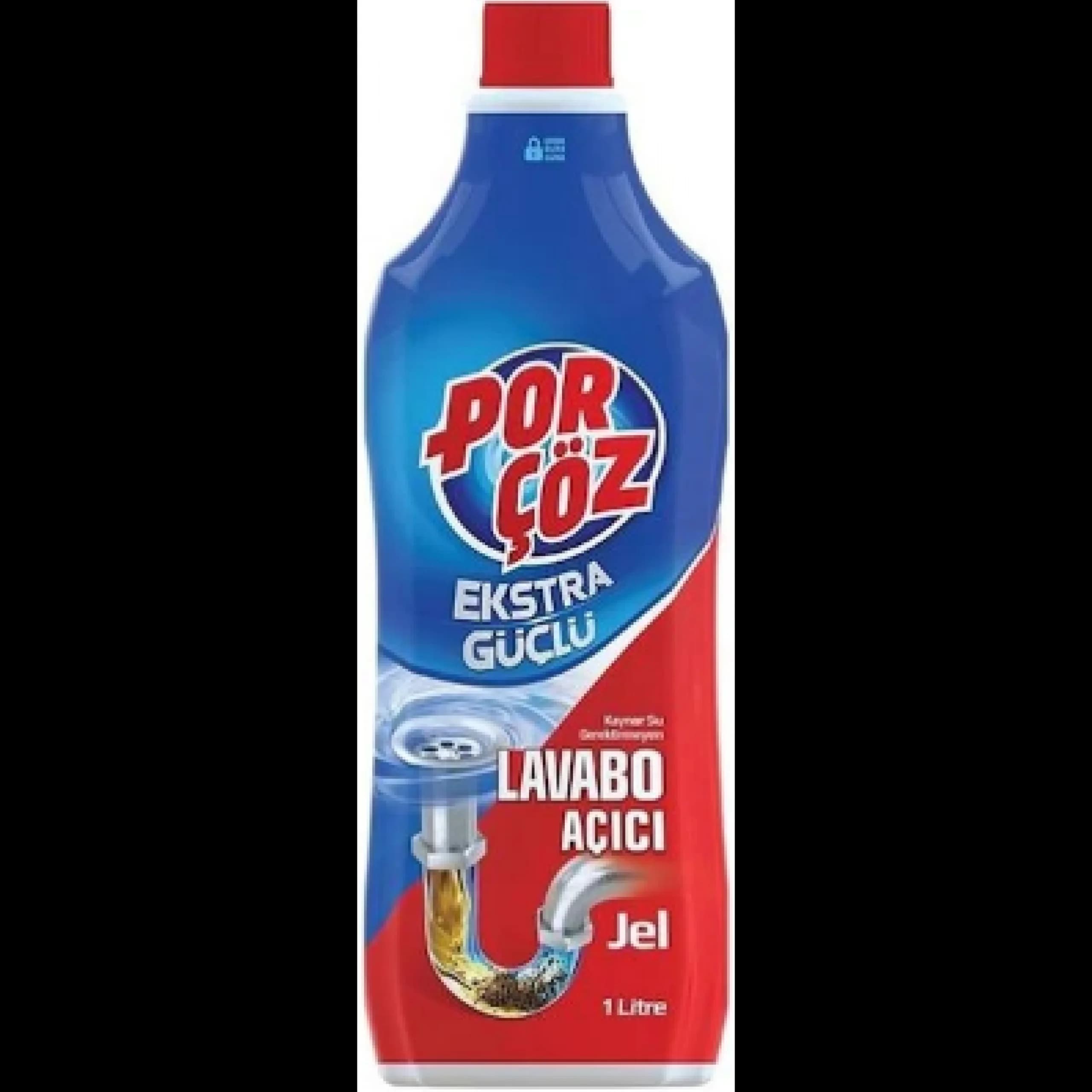 ژل لوله بازکن قوی پورچوز رفع فوری گرفتگی و بو -فوق العاده قوی- 1 لیتری Porcoz Extra Strong Sink Opener Gel
