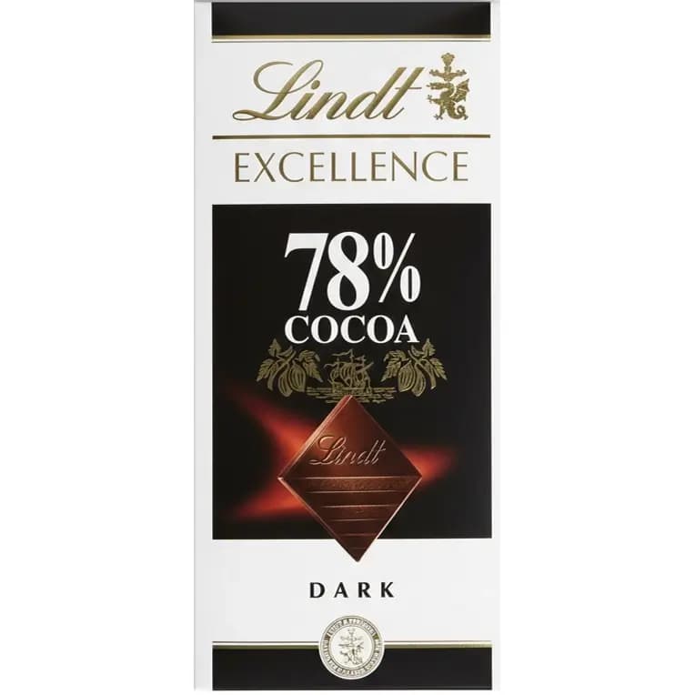 شکلات تلخ لینت اکسلنس 78٪ کاکائو 100 گرم Lindt Excellence 78 % Cocoa Dark Chocolate