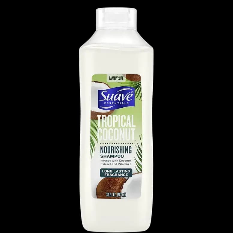 شامپو نارگیل سواو حاوی ویتامین E مناسب برای انواع مو ۶۶۵ میل Suave Essentials Tropical Coconut