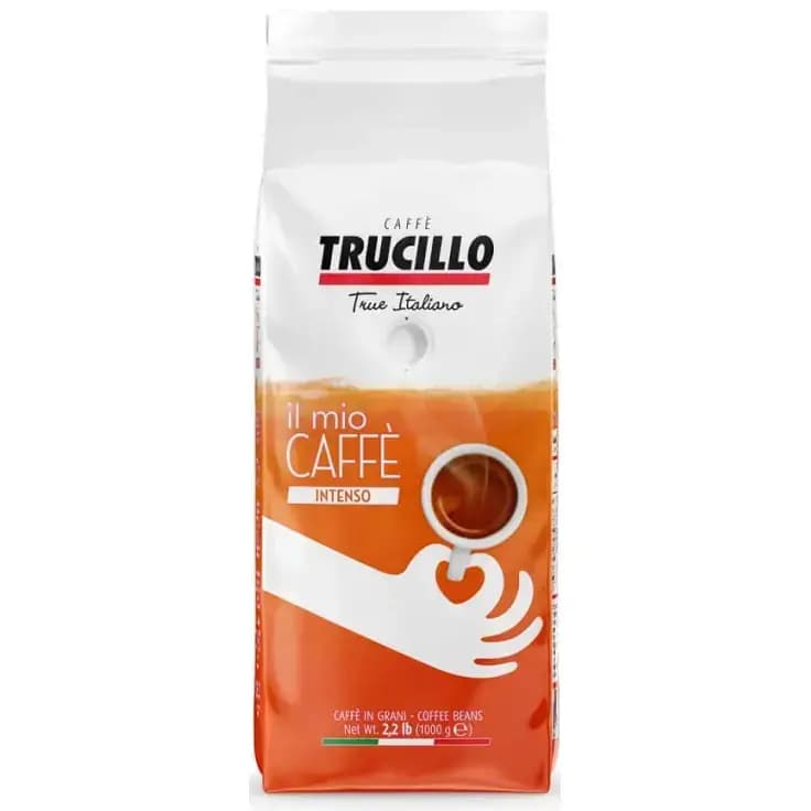 دانه قهوه تروچیلو اینتنسو 70%عربیکا 1کیلویی Trucillo Il Mio Caffe Intenso