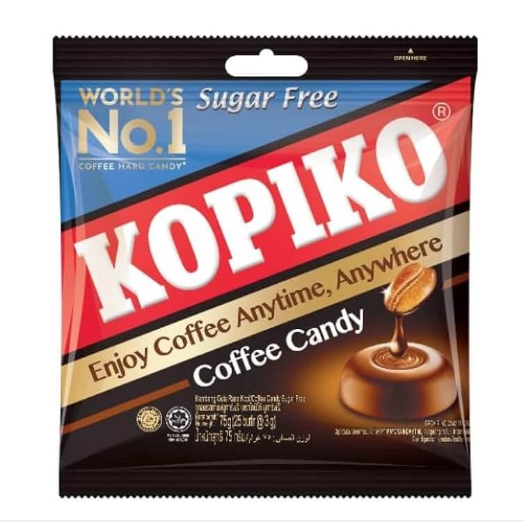 آبنبات قهوه کوپیکو بدون قند 75 گرمی 25عددی Kopiko Coffee Candy Sugar Free