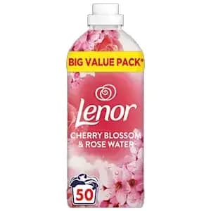 نرم کننده لباس لنور رایحه شکوفه گیلاس و گلاب با ماندگاری ۷ روزه 858میل Lenor Cherry Blossom and Rose Water Fabric Conditioner
