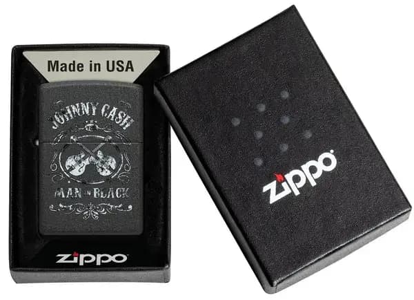 فندک زیپو Zippo 48989 Johnny Cash Man in Black Design — تصویر ۶