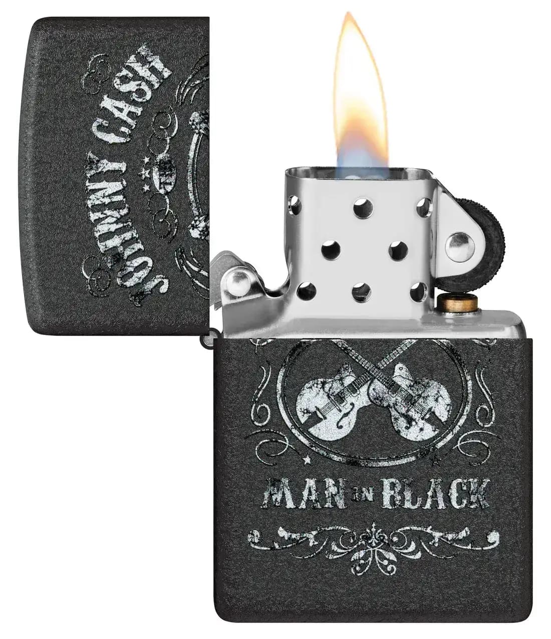 فندک زیپو Zippo 48989 Johnny Cash Man in Black Design — تصویر ۴