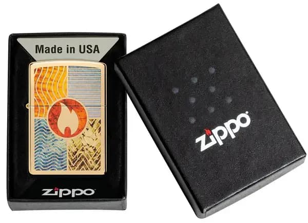 فندک زیپو Zippo 48729 Elements of Earth Design — تصویر ۳