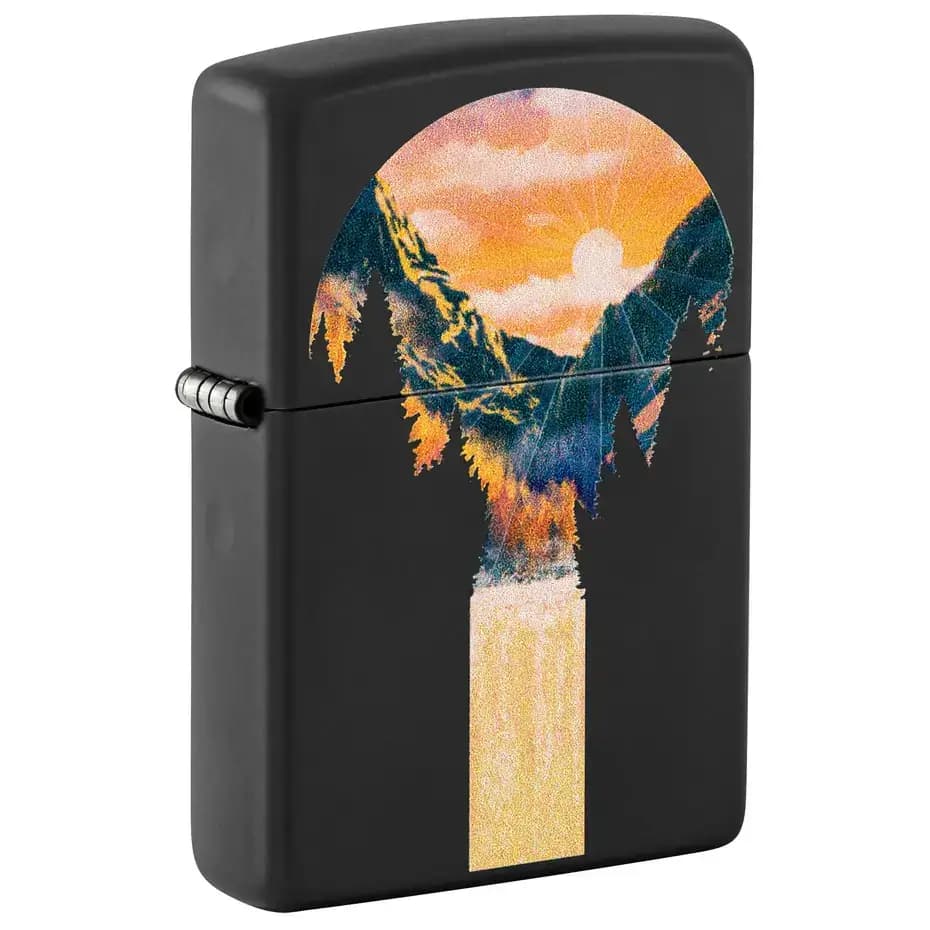 فندک زیپو Zippo 48676 Mountain Waterfall Design