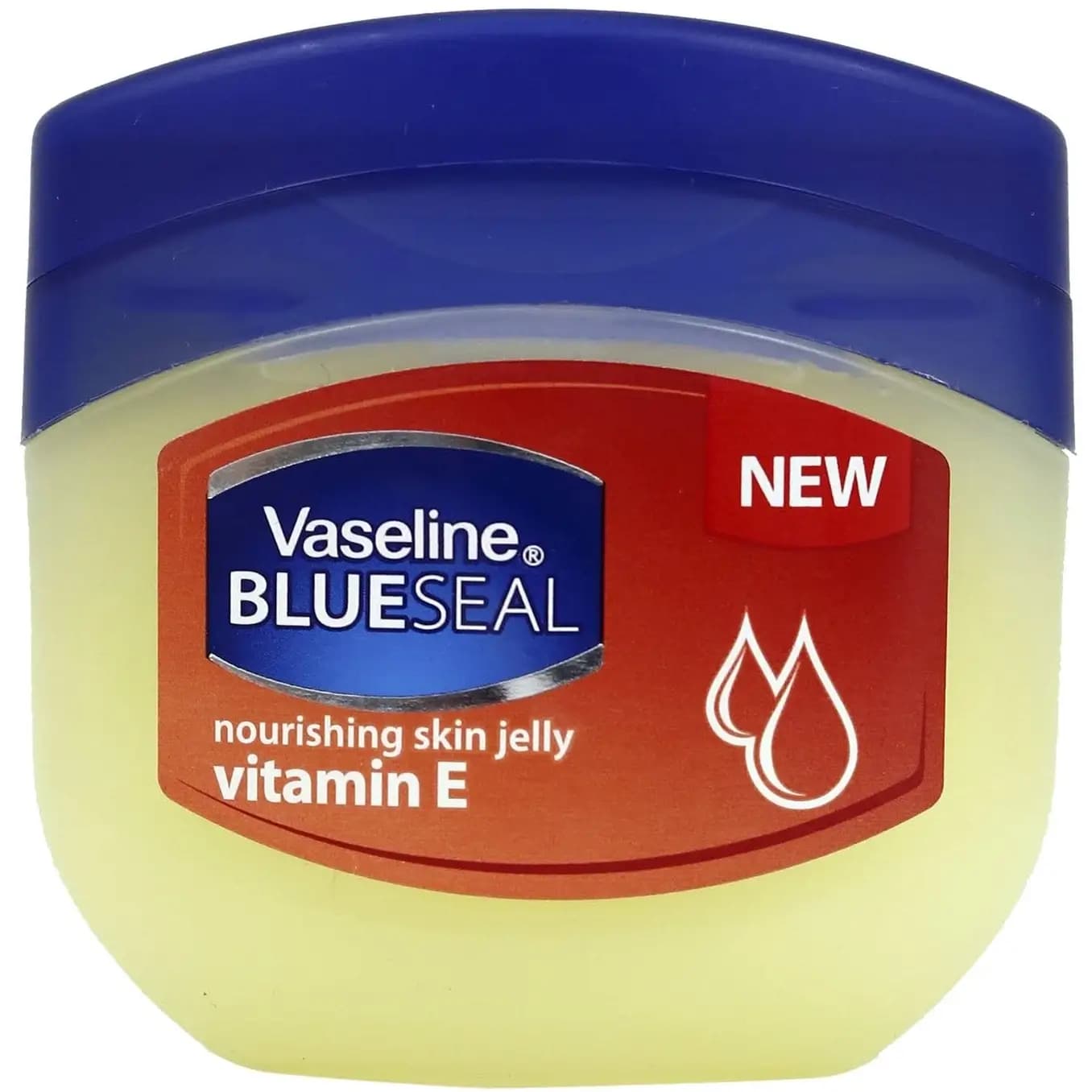 وازلین بلو سیل مغذی پوست حاوی ویتامین ای 250 میل Vaseline Blue Seal Vitamin E Petroleum Jelly — تصویر ۲