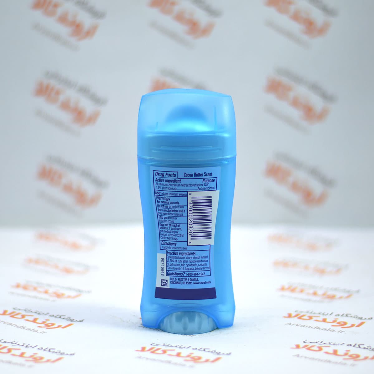 استیک ضد تعریق ضد لک سکرت با عصاره کره کاکائو 73 گرم Secret Invisible Solid Antiperspirant and Deodorant Cocoa Butter — تصویر ۹