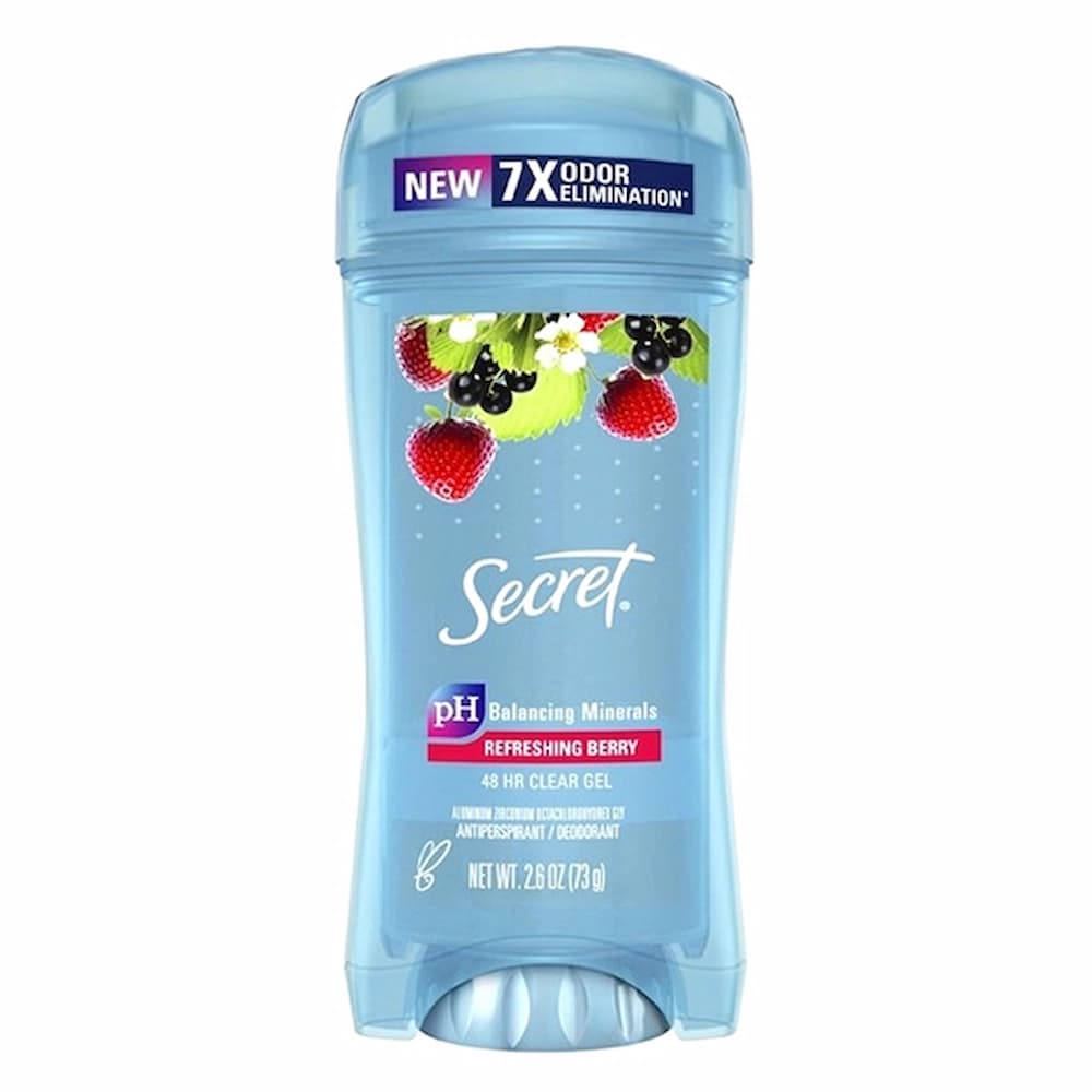 مام ژلی ضد تعریق بدون لک سکرت زنانه با رایحه توت ها ۴۸ساعته 73گرم Secret Balencing Minerals Refreshing Berry — تصویر ۸