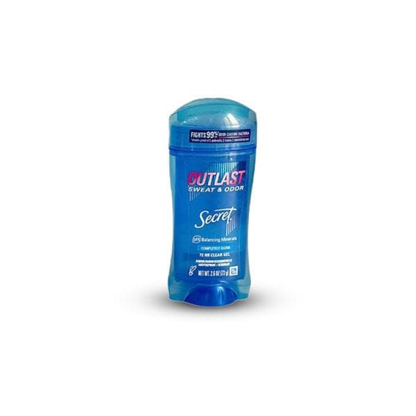 مام ژلی ضد تعریق سکرت اوت‌لست ۷۲ ساعته بدون لک 73 گرم Secret Outlast Completely Clean Clear Gel Antiperspirant — تصویر ۳