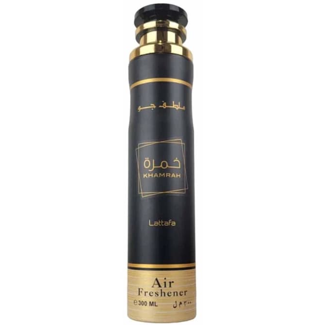 اسپری خوشبو کننده هوا خمره لطافه 300میل Lattafa Khamrah Air Freshener — تصویر ۴
