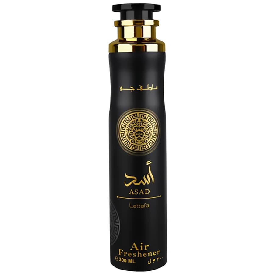 اسپری خوشبو کننده هوا اسد لطافه 300 میل Lattafa Asad Air Freshener — تصویر ۲