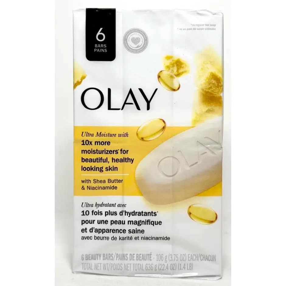 صابون نرم کننده قوی اولای حاوی شی باتر (106 گرمی) مدل Olay Ultra Moisture Beauty Bar