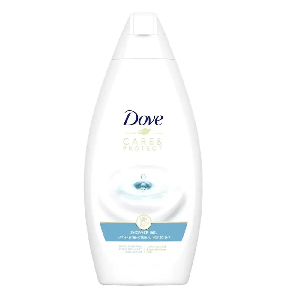 شامپو بدن داو مرطوب کننده و آنتی باکتریال ۷۵۰ میل Dove Body Wash Care and Protect — تصویر ۲