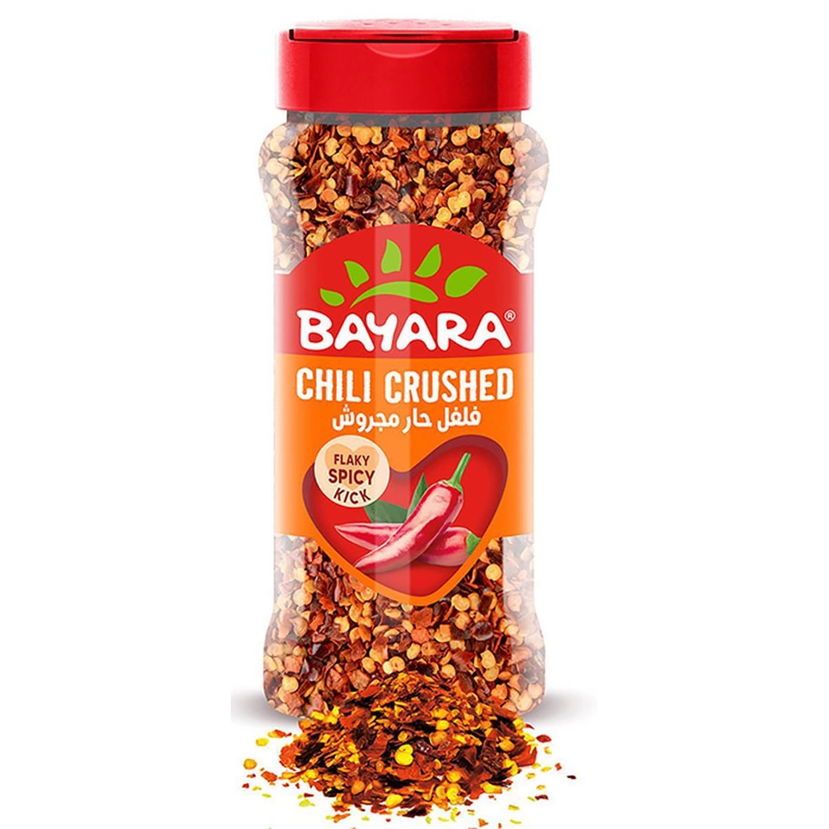 پرک فلفل قرمز چیلی بایارا 100 گرمی Bayara Chili Crushed