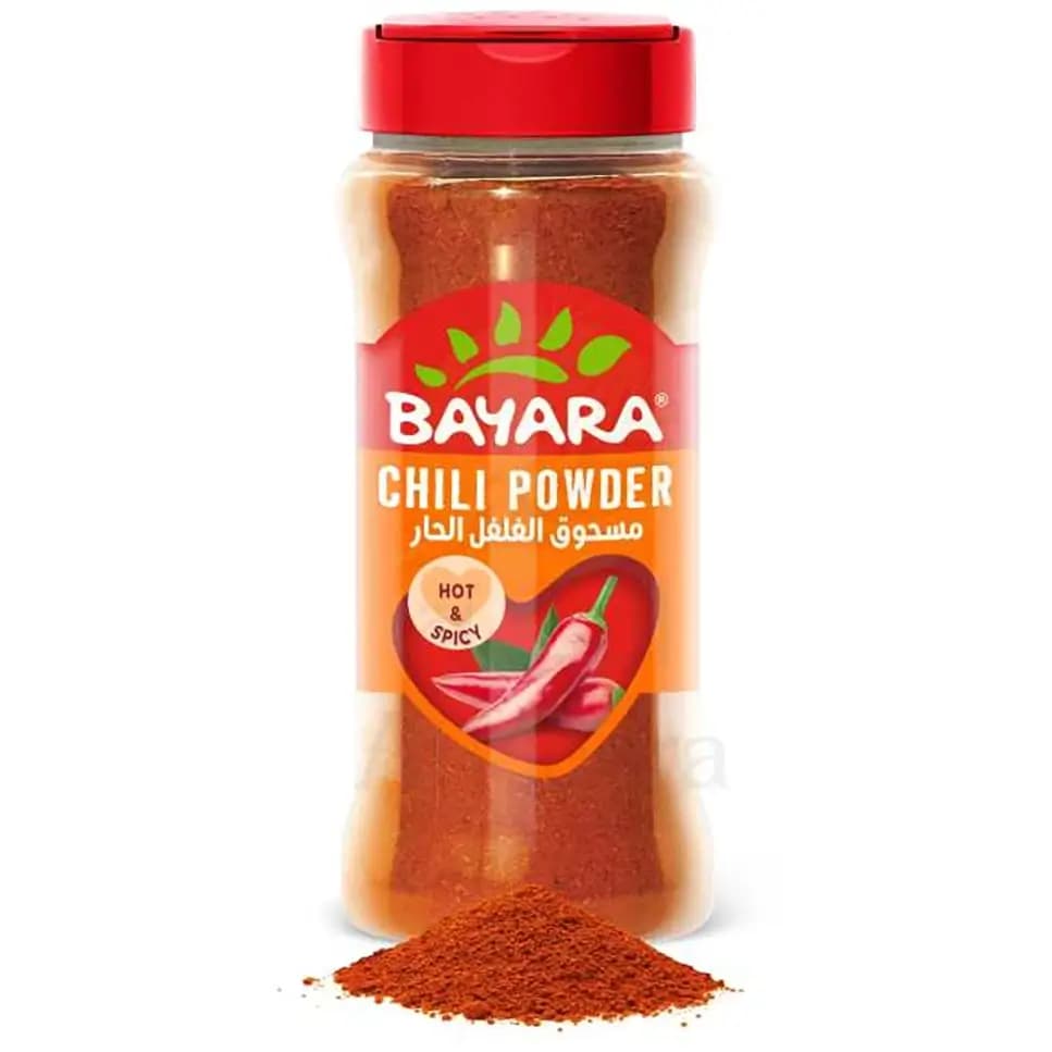 پودر فلفل قرمز چیلی (تند) بایارا 150 گرمی Bayara Chili Powder
