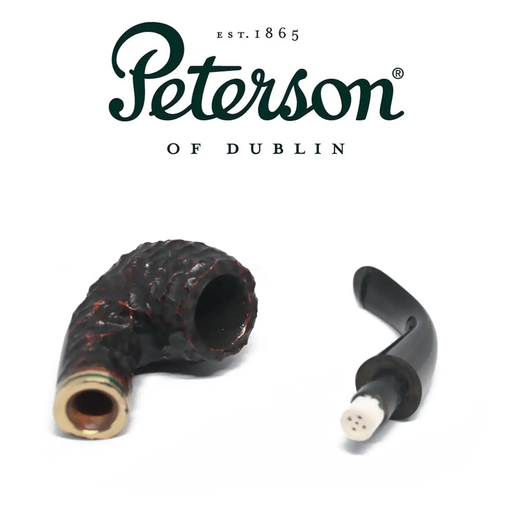 پیپ پترسون مدل Peterson Emerald Rusticated 221 — تصویر ۶