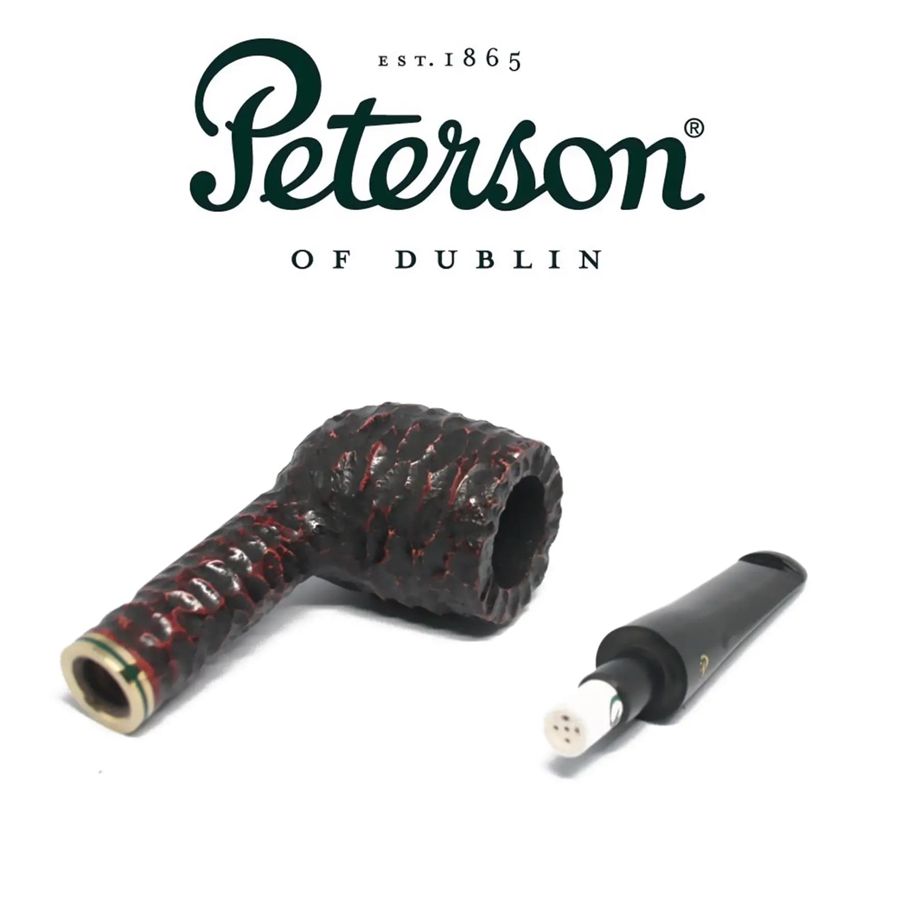 پیپ پترسون مدل Peterson Emerald Rusticated 106 — تصویر ۶