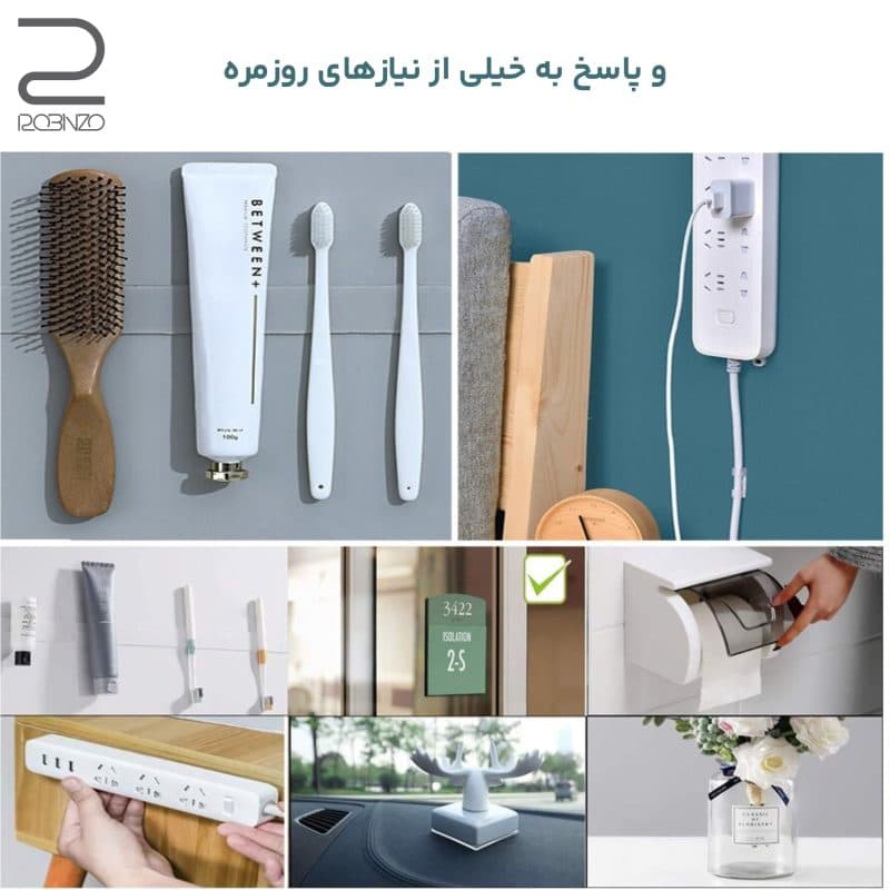 چسب دوطرفه ژله ای نانومجیک — تصویر ۵