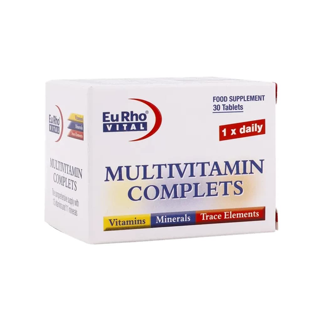 قرص مولتی ویتامین یوروویتال ۳۰ عددی | EuRho Vital Multivitamin Complets