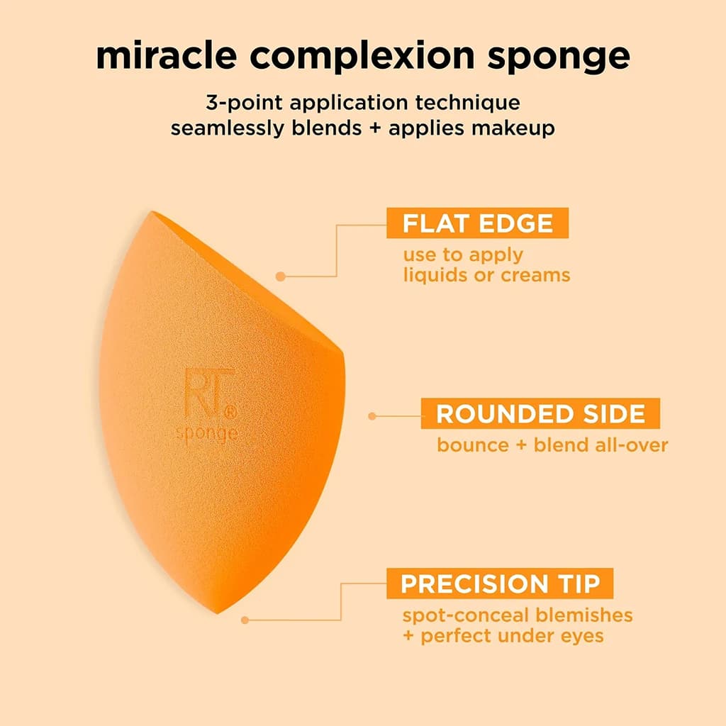 پد بیوتی بلندر ریل تکنیکس مدل Sponge+ Blend & Glow | REAL TECHNIQUES — تصویر ۸