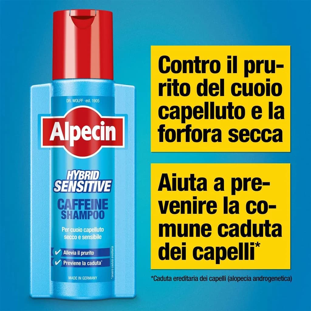 شامپو آلپسین هیبرید کافئین | Alpecin Hybrid Caffeine Shampoo — تصویر ۳