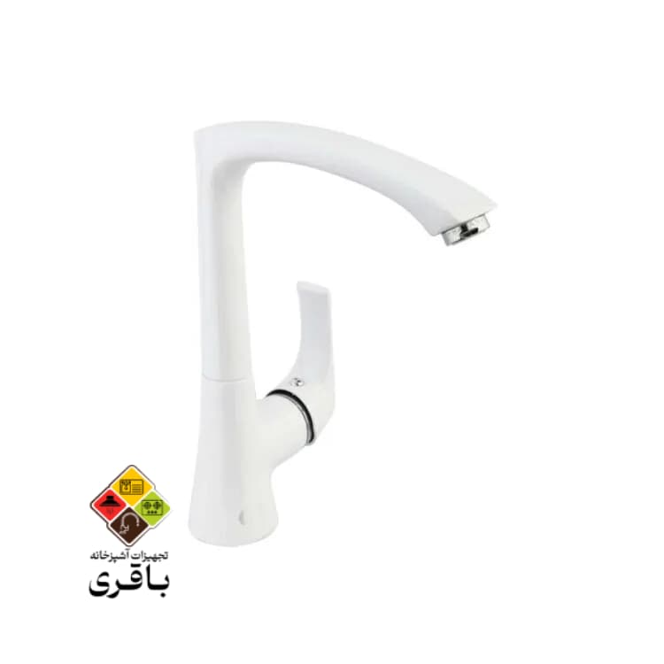 شیر آشپزخانه مدل لوتوس سفید راسان — تصویر ۵