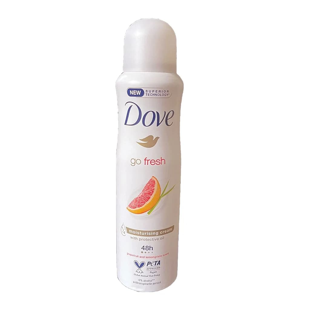 اسپری ضد تعریق داو گریپ‌فروت و علف لیمو | Dove Go Fresh Grapefruit & Lemongrass