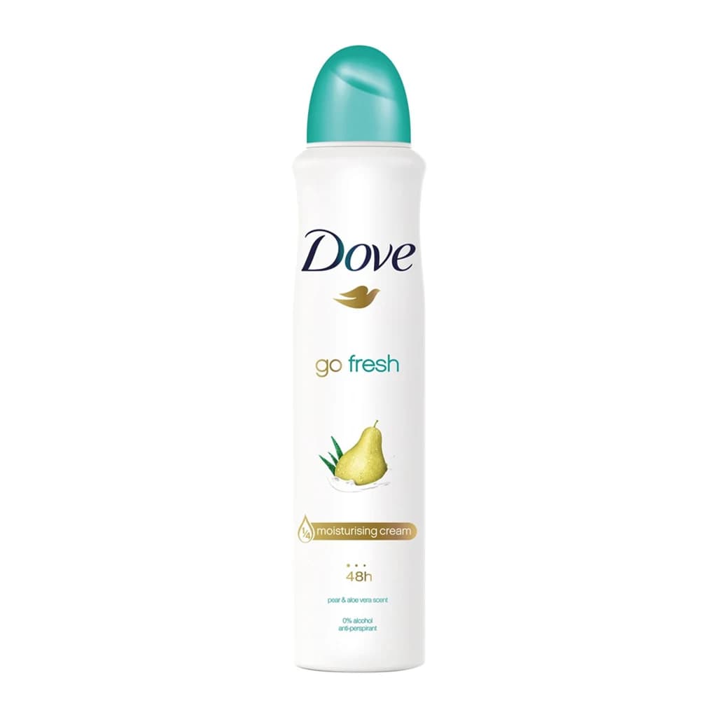 اسپری ضد تعریق داو گلابی و آلوئه ورا | Dove Go Fresh Pear & Aloe Vera — تصویر ۴