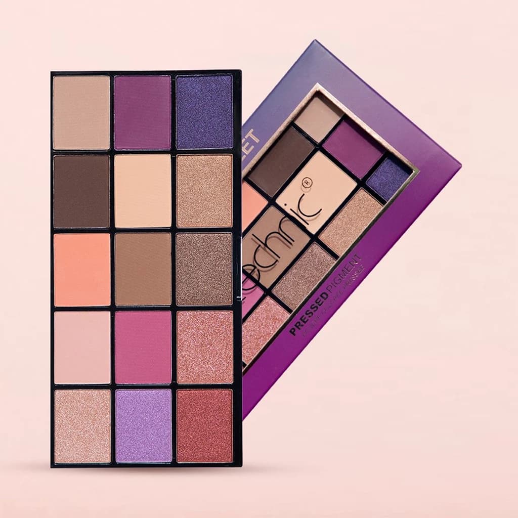 پالت سایه چشم تکنیت مدل پرشین ویولت | Technic Persian Violet Eyeshadow Palette — تصویر ۳